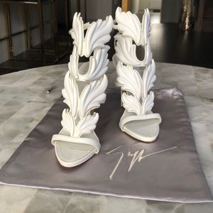 Giuseppe Zanotti white Cruel sandals